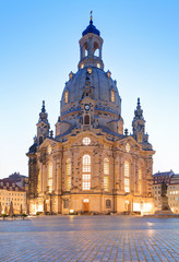 Frauenkirche cathedral in Dresden, Germany