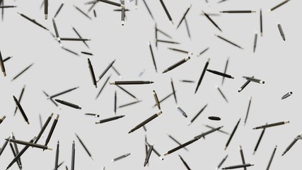 Finepoint Mechanical Drawing Pens Floating in White Space