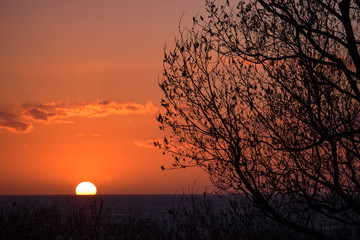 Sonnenuntergang an der Ostsee