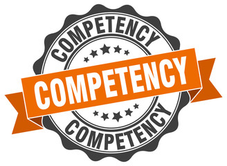 competency stamp. sign. seal