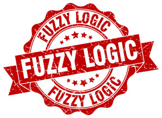 Fototapeta premium fuzzy logic stamp. sign. seal