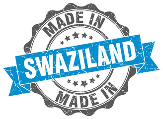 Obraz premium made in Swaziland round seal