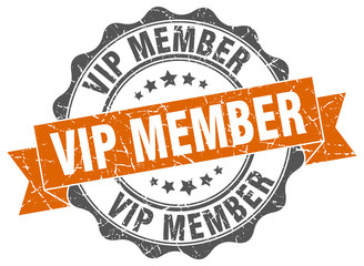 Obraz premium vip member stamp. sign. seal