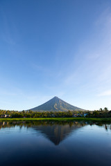Mayon volcano at early morning,Philippines
