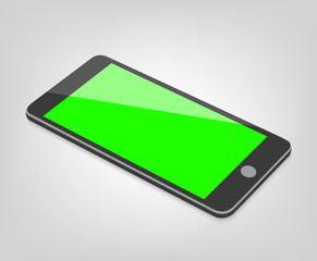 Mobile smartphone vector layout