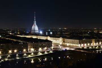 Torino, vista notturna