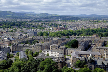 Fototapeta na wymiar Edinburgh vom Arthur´s Seat