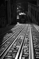 Fototapeta premium The Funicular, Lisbon, Portugal