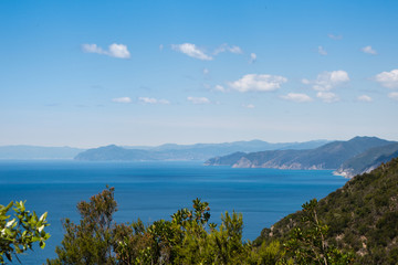 Fototapeta na wymiar Küstenwanderweg Cinque Terre