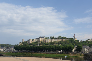 Fototapeta na wymiar Chinon an der Loire, Frankreich