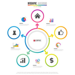 Infographics design template