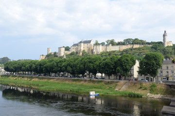 Fototapeta na wymiar Chinon an der Loire, Frankreich