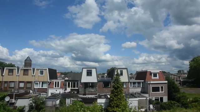 Zugfahrt in Holland