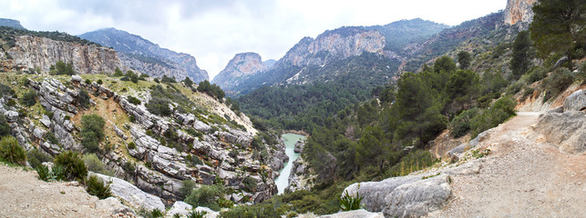 Caminito del Rey and Valle del Hoyo, Desfiladero de los Gaitanes, Panorama