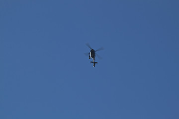 Hubschrauber im Wetterstein