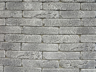 New gray brick wall texture grunge background