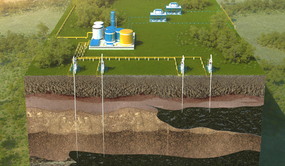 Oil field