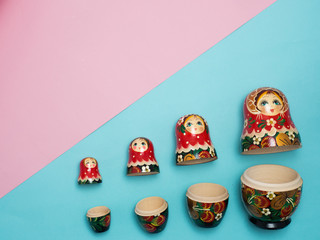 Travel around the world for your colorful life .Enjoy the funny trip journey .Top view for copy space some idea your create destination .object  cute  ,world  vintage on color background