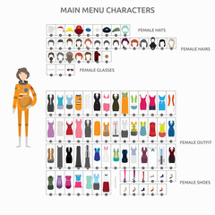 Fototapeta premium Character Creation Astronaut