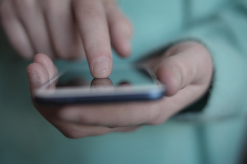 Finger on an Smart Phone Exploring Data