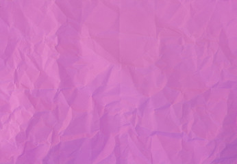Abstract background pink paper. Crumpled paper surface for background.