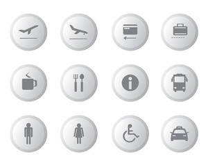airport button icon