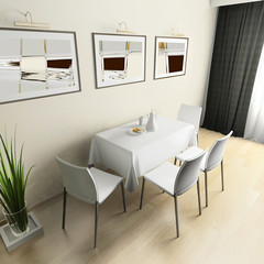 modern domestic Kitchen