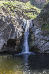 Fototapeta premium Paradise Waterfall at Wildwood Regional Park in Thousand Oaks, California.