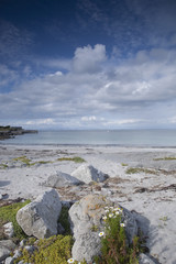 Fototapeta na wymiar Kilmurvey Beach, Inishmore; Aran Islands