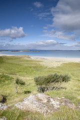 Fototapeta na wymiar Glassillaun Beach, Killary Fjord, Connemara National Park