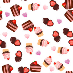 strawberry chocolate cake