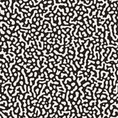 Vector Seamless Grunge Pattern. Black and White Organic Shapes. Abstract Background Illustration
