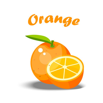 whole and slice oranges