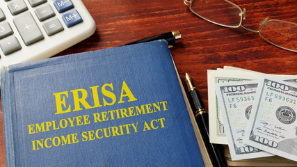 Book with title Employee Retirement Income Security Act (ERISA).
