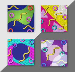 Funky design template fot print products.