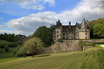 Fototapeta na wymiar Château de Puyguilhem à Villars (Dordogne)