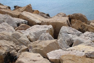Rocks and sea