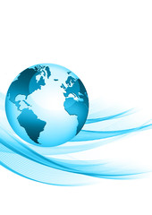 Abstract blue background