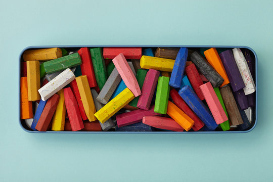 Colorful crayons