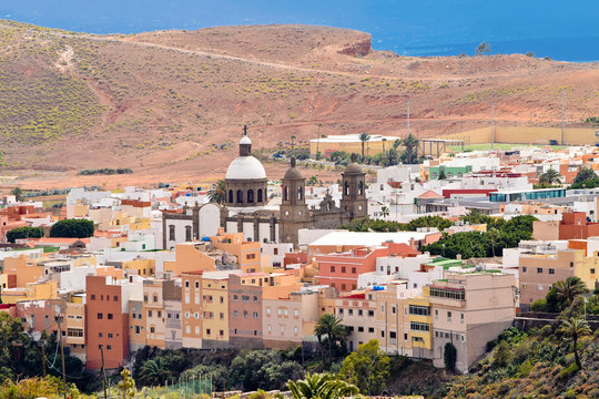 Town of Aguimes in Gran Canaria, Spain