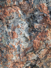 The texture of the stone , granite .