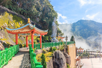 The scenic site of Chin Swee Caves Temple, Genting Highland, Malaysia. - The Chin Swee Caves Temple...