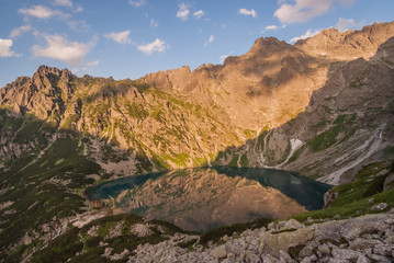 Tatry,szlak na Mięguszowiecką Przełęcz pod Chłopkiem  © Adam Olszowski