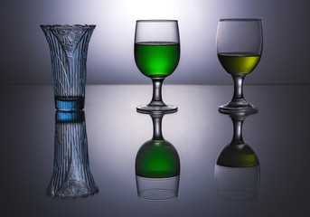 Wine Glass Reflection