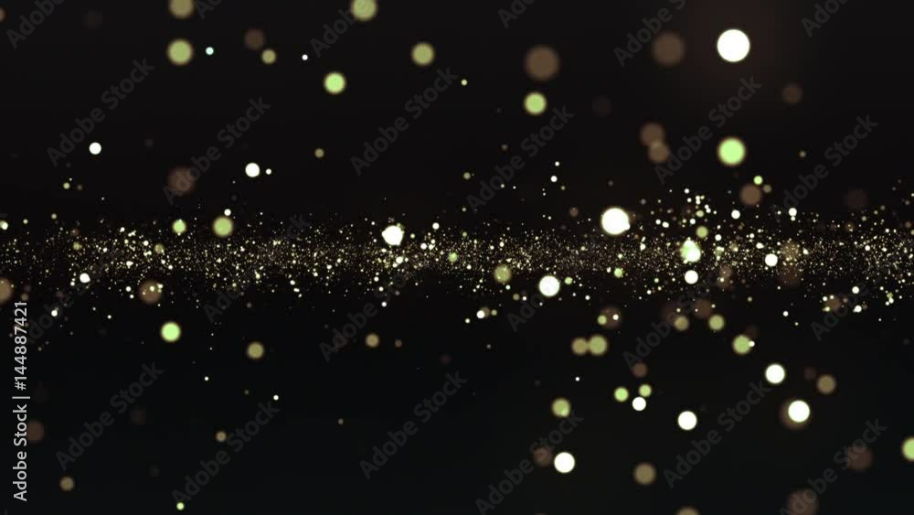 Poster abstract particle moving background