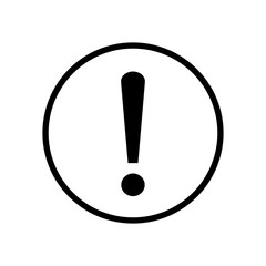 Exclamation mark vector