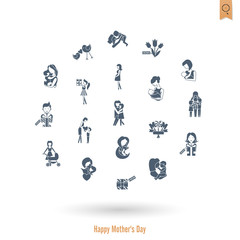 Happy Mothers Day Icons