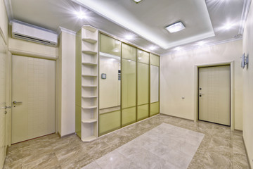 Interior design closet design in modern house.