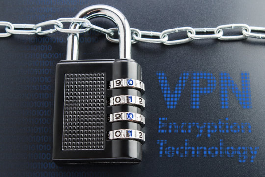 The concept of an encrypted Internet connection.