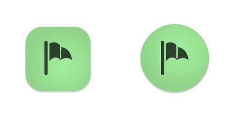 Vector Green Web Buttons